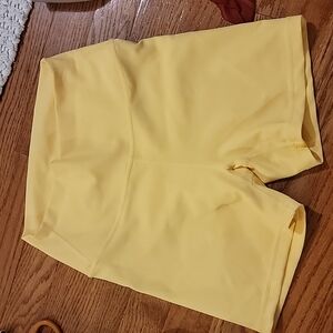 Yellow shorts